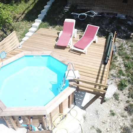 Chalet Sur Pilotis Avec Piscine Privee Luceram Екстер'єр фото