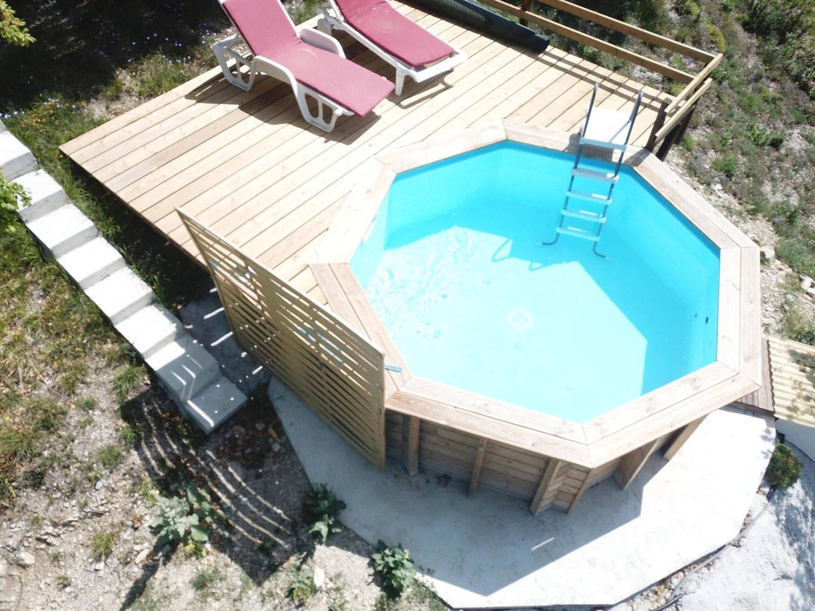 Chalet Sur Pilotis Avec Piscine Privee Luceram Екстер'єр фото